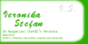 veronika stefan business card